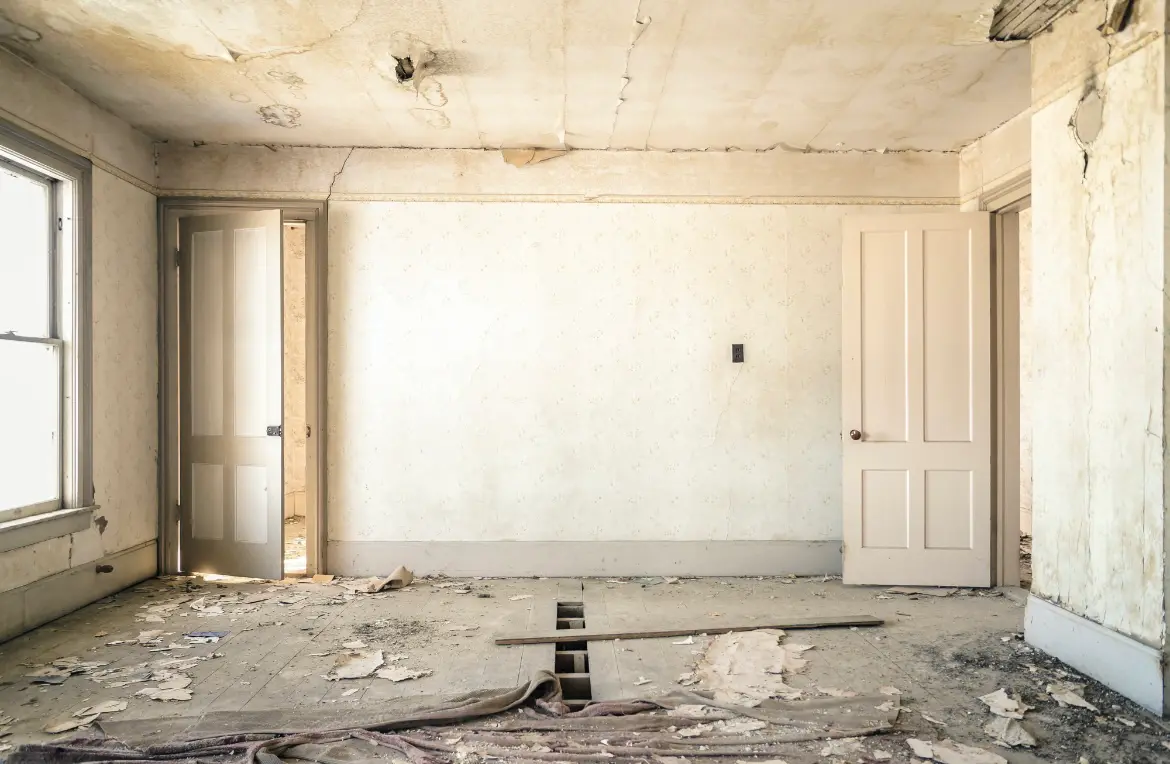 Waste disposal crew managing a cleanout project in Gatesville